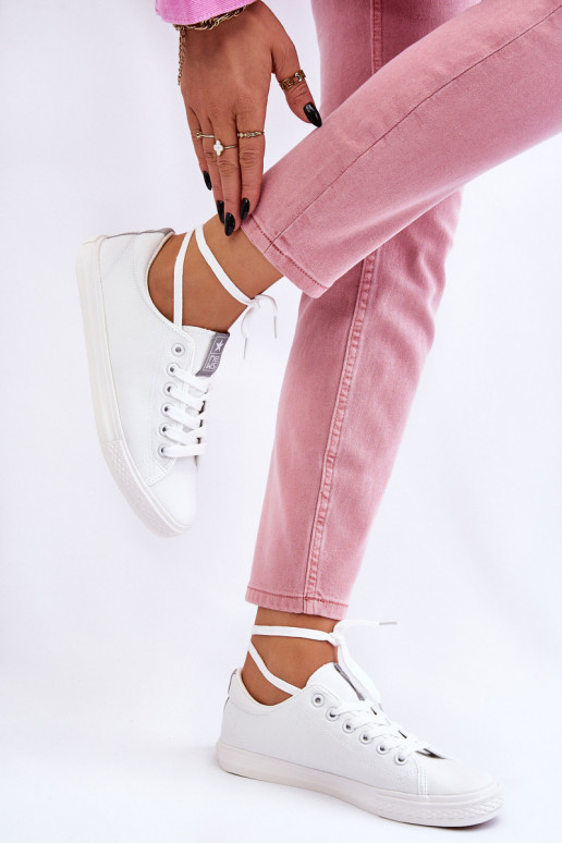 Chaussures décontractées de modèle classique de couleur blanche Eleya
