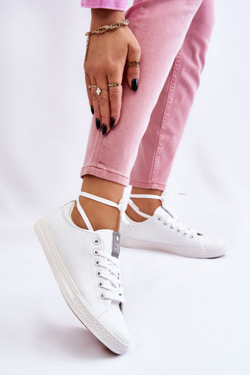 Chaussures décontractées de modèle classique de couleur blanche Eleya