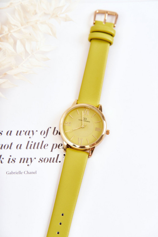 Damenuhr mit Lederarmband Giorgio&Dario