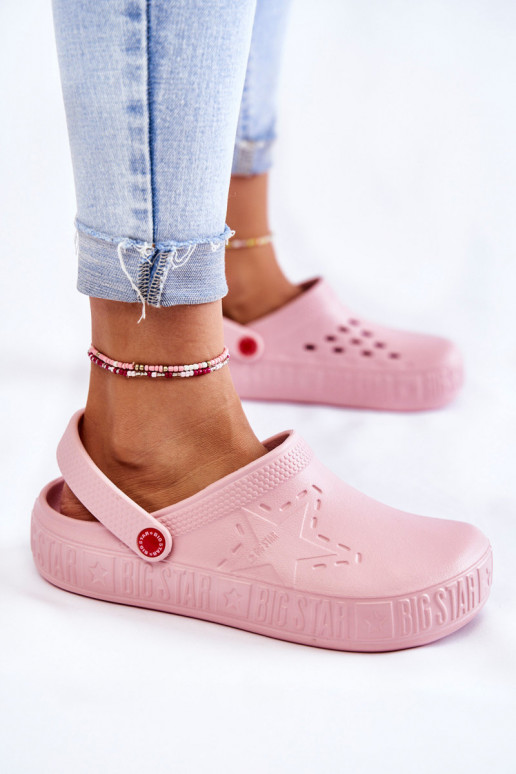 Lichte pantoffels Big Star II275008 roze Lichte pantoffels Big Star II275008 roze