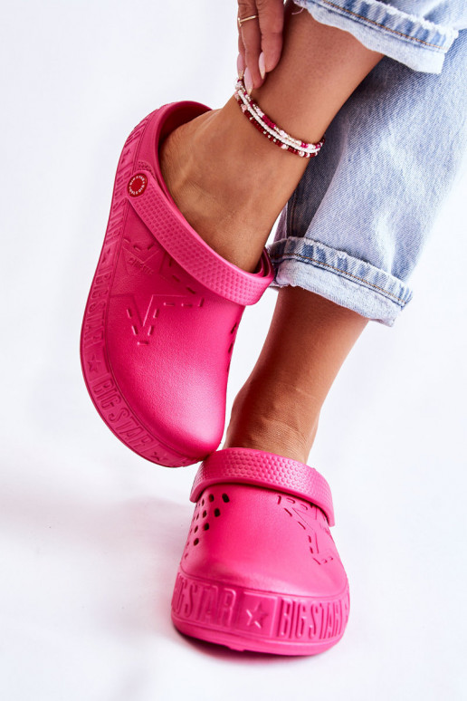 Lichte pantoffels Big Star II275007 roze