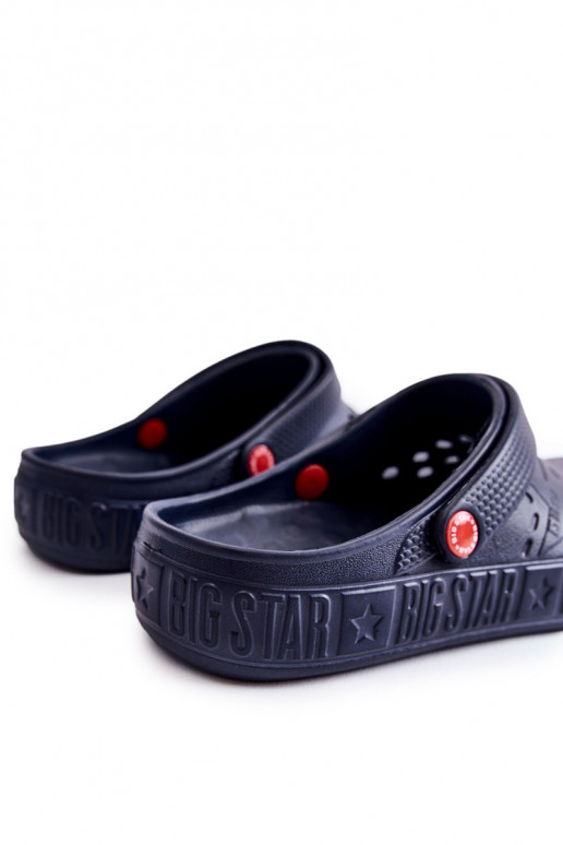 Lichte pantoffels Big Star II175002 donkerblauw Lichte pantoffels Big Star II175002 donkerblauw