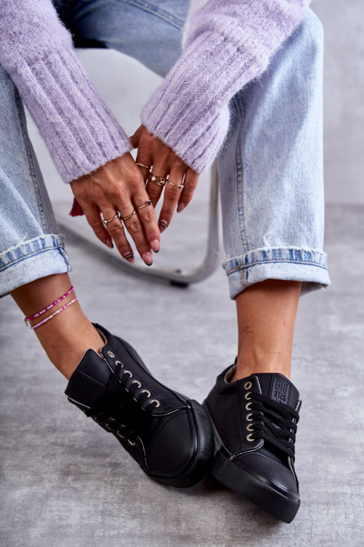 Damen-Freizeitschuhe Big Star KK274006 schwarz Damen-Freizeitschuhe Big Star KK274006 schwarz