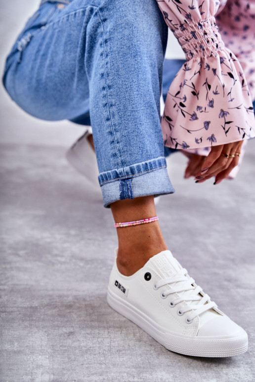 baskets à semelle plate Big Star KK274010 couleur blanc baskets à semelle plate Big Star KK274010 couleur blanc