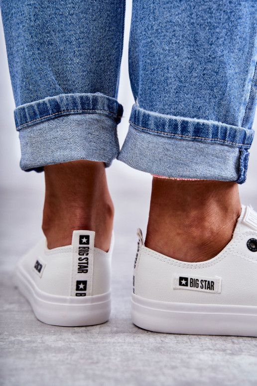 baskets à semelle plate Big Star KK274010 couleur blanc baskets à semelle plate Big Star KK274010 couleur blanc