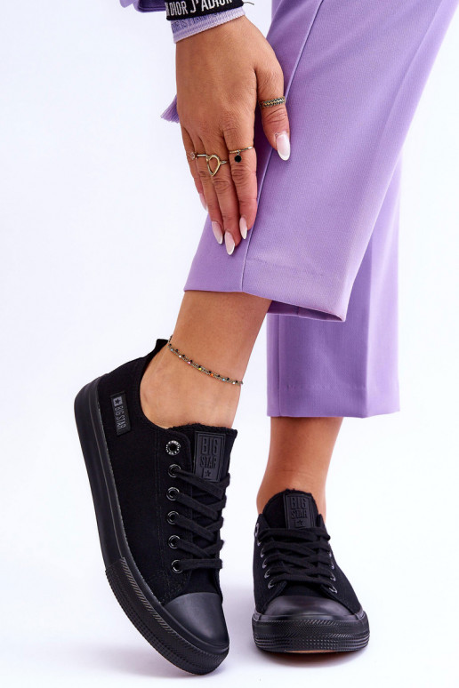 Chaussures de loisirs en tissu Big Star KK274009 noir