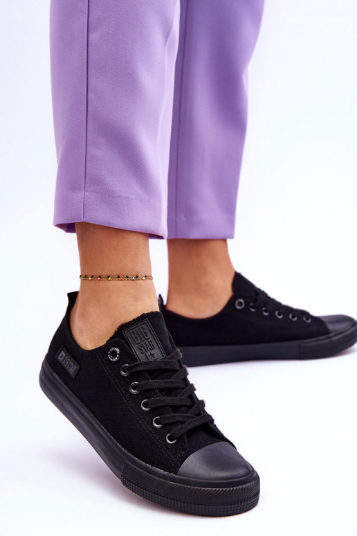 Chaussures de loisirs en tissu Big Star KK274009 noir