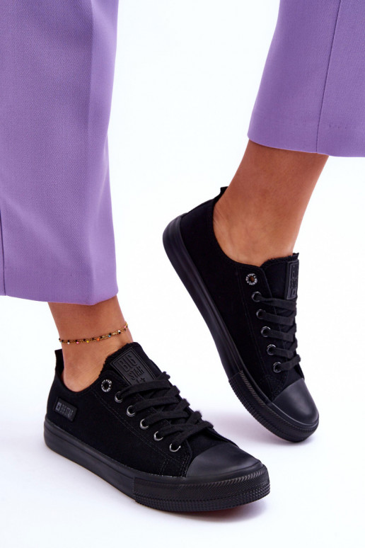 Stoffen vrijetijdsschoenen Big Star KK274009 zwart Stoffen vrijetijdsschoenen Big Star KK274009 zwart