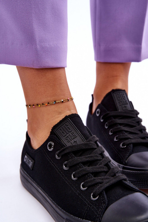 Stoff-Freizeitschuhe Big Star KK274009 schwarz Stoff-Freizeitschuhe Big Star KK274009 schwarz