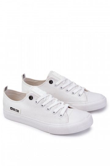 chaussures de loisirs Big Star KK174006 couleur blanche 2