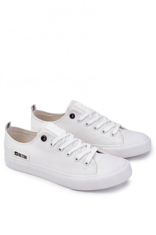 chaussures de loisirs Big Star KK174006 couleur blanche