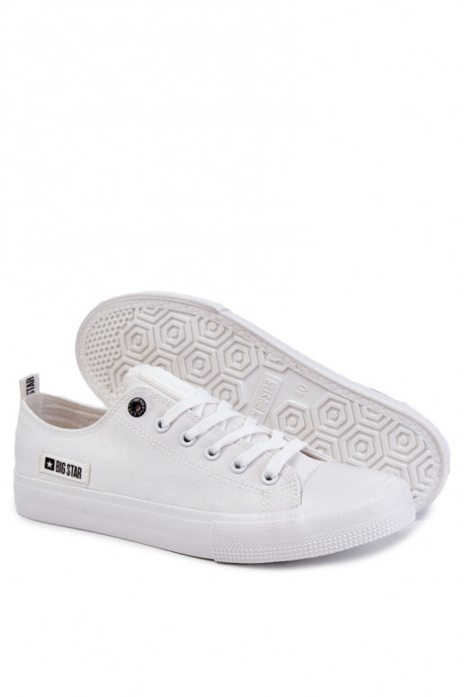 chaussures de loisirs Big Star KK174006 couleur blanche