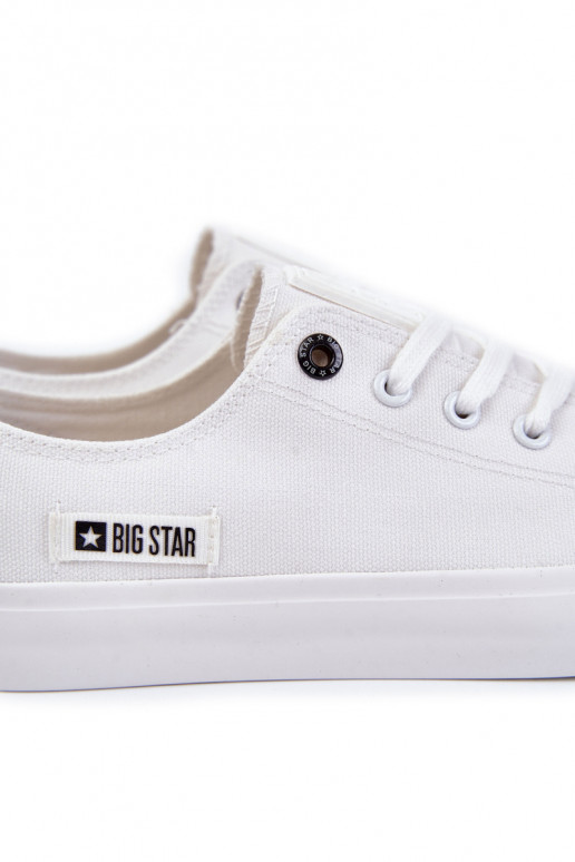 chaussures de loisirs Big Star KK174006 couleur blanche