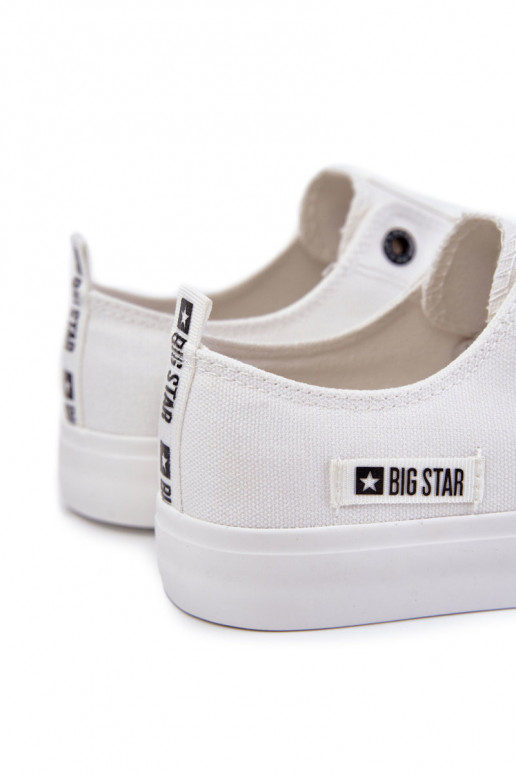 chaussures de loisirs Big Star KK174006 couleur blanche