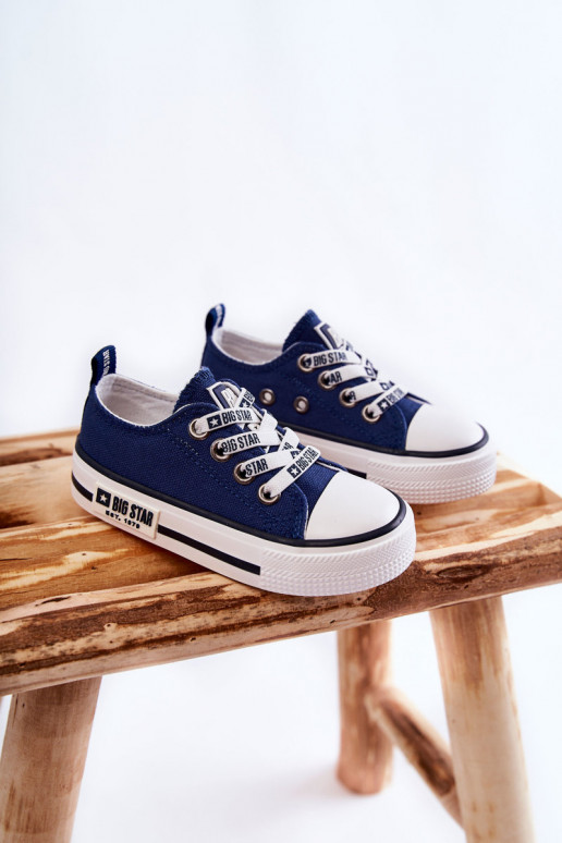Chaussures décontractées pour enfants BIG STAR KK374070 bleu foncé Chaussures décontractées pour enfants BIG STAR KK374070 bleu foncé
