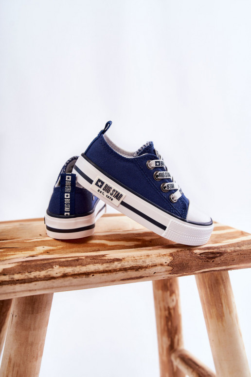 Chaussures décontractées pour enfants BIG STAR KK374070 bleu foncé Chaussures décontractées pour enfants BIG STAR KK374070 bleu foncé