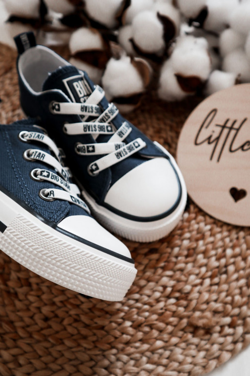 Chaussures décontractées pour enfants BIG STAR KK374070 bleu foncé Chaussures décontractées pour enfants BIG STAR KK374070 bleu foncé
