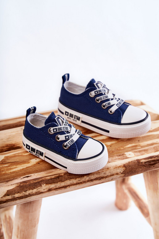 Kindervrijetijdsschoenen BIG STAR KK374070 donkerblauw