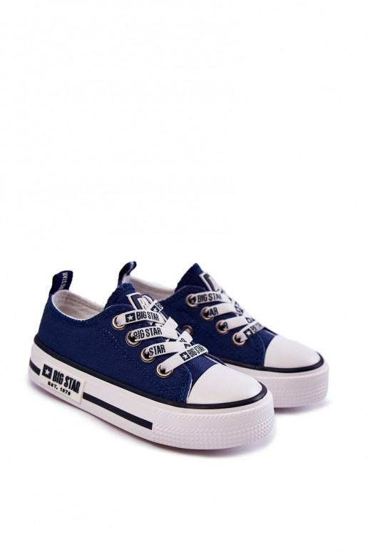 Chaussures décontractées pour enfants BIG STAR KK374070 bleu foncé Chaussures décontractées pour enfants BIG STAR KK374070 bleu foncé