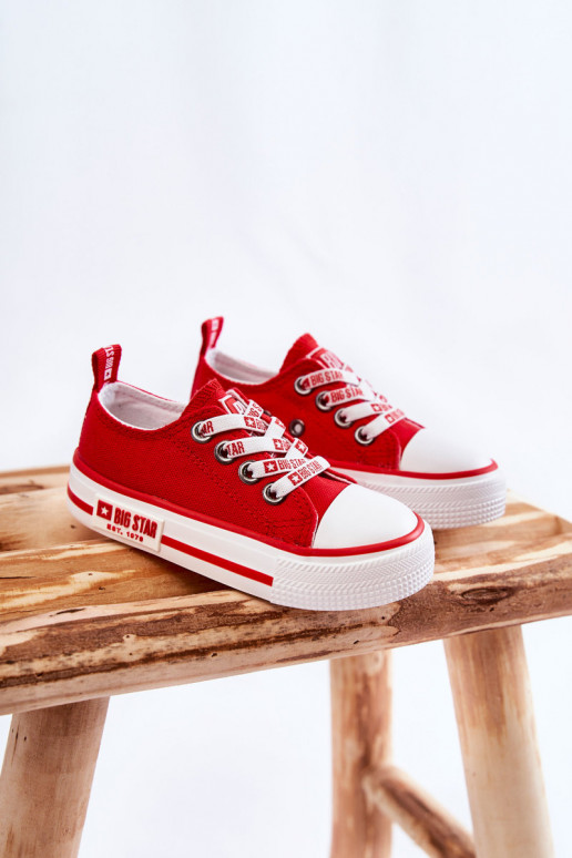 Chaussures décontractées pour enfants BIG STAR KK374071 rouge Chaussures décontractées pour enfants BIG STAR KK374071 rouge