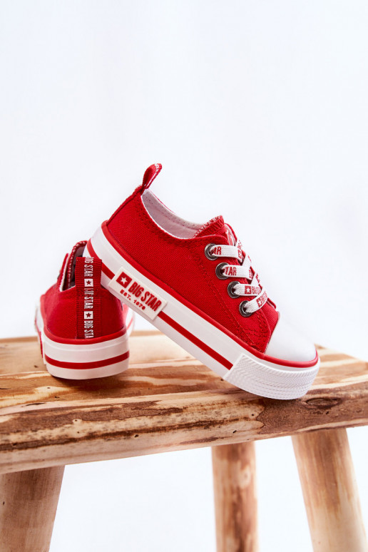 Chaussures décontractées pour enfants BIG STAR KK374071 rouge Chaussures décontractées pour enfants BIG STAR KK374071 rouge
