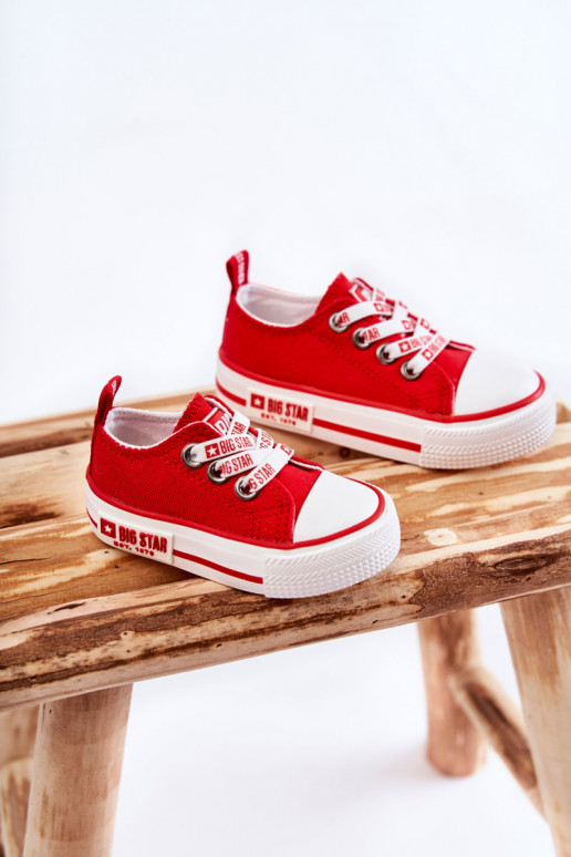 Chaussures décontractées pour enfants BIG STAR KK374071 rouge Chaussures décontractées pour enfants BIG STAR KK374071 rouge
