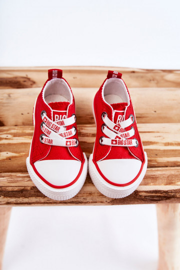 Chaussures décontractées pour enfants BIG STAR KK374051 rouge 2