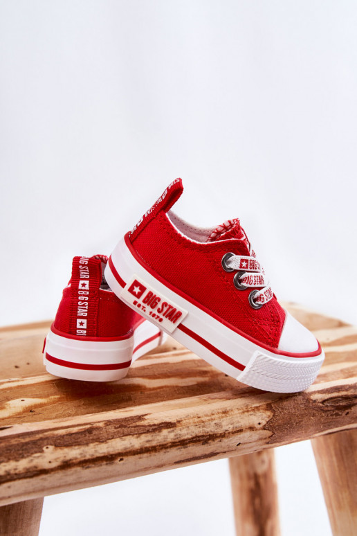 Chaussures décontractées pour enfants BIG STAR KK374051 rouge Chaussures décontractées pour enfants BIG STAR KK374051 rouge
