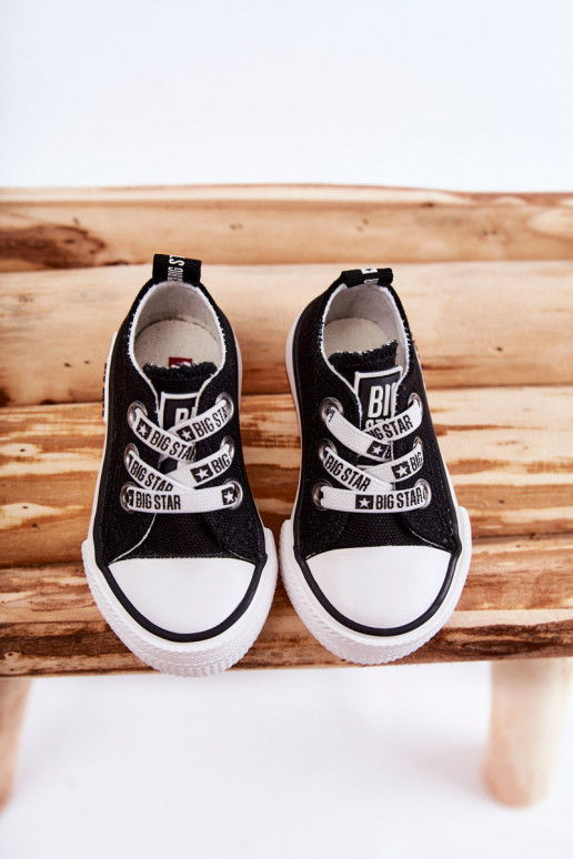 Chaussures de loisirs pour enfants BIG STAR KK374049 Noir et blanc