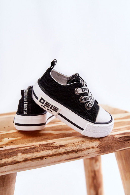 Chaussures de loisirs pour enfants BIG STAR KK374049 Noir et blanc