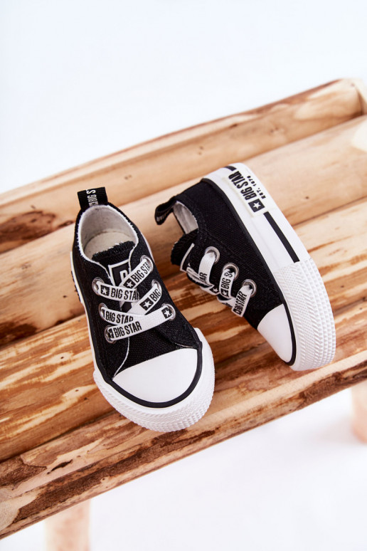 Chaussures de loisirs pour enfants BIG STAR KK374049 Noir et blanc Chaussures de loisirs pour enfants BIG STAR KK374049 Noir et blanc