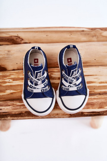 Chaussures décontractées pour enfants BIG STAR KK374050 bleu foncé 2