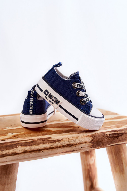 Chaussures décontractées pour enfants BIG STAR KK374050 bleu foncé Chaussures décontractées pour enfants BIG STAR KK374050 bleu foncé