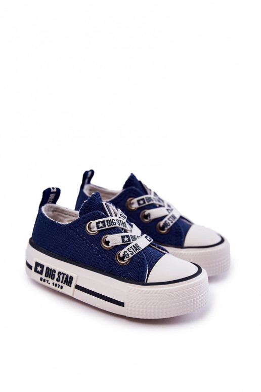 Chaussures décontractées pour enfants BIG STAR KK374050 bleu foncé Chaussures décontractées pour enfants BIG STAR KK374050 bleu foncé