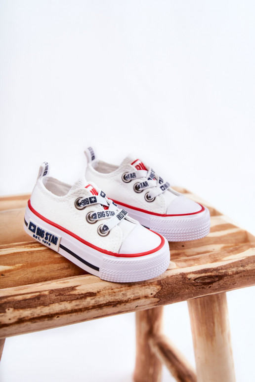 Chaussures de loisirs pour enfants BIG STAR KK374048 blanc Chaussures de loisirs pour enfants BIG STAR KK374048 blanc