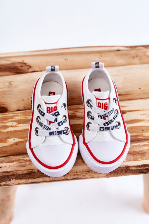 Chaussures de loisirs pour enfants BIG STAR KK374048 blanc Chaussures de loisirs pour enfants BIG STAR KK374048 blanc
