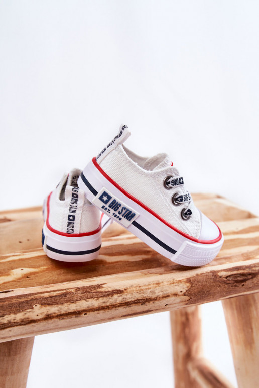 Chaussures de loisirs pour enfants BIG STAR KK374048 blanc Chaussures de loisirs pour enfants BIG STAR KK374048 blanc
