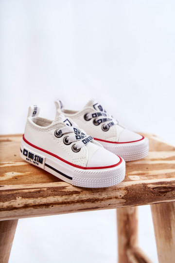 Chaussures décontractées pour enfants BIG STAR KK374040 blanc