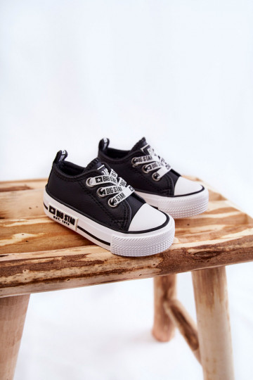 Kinder-Freizeitschuhe BIG STAR KK374041 Schwarz und Weiß