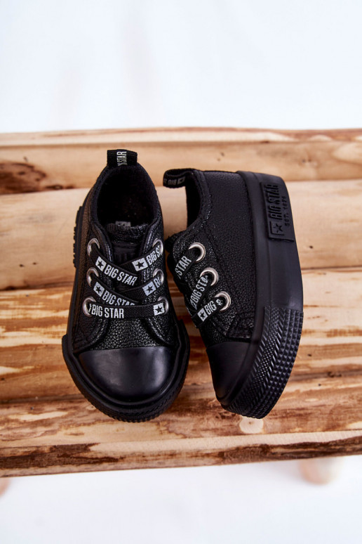 Kindervrijetijdsschoenen BIG STAR KK374059 zwart Kindervrijetijdsschoenen BIG STAR KK374059 zwart