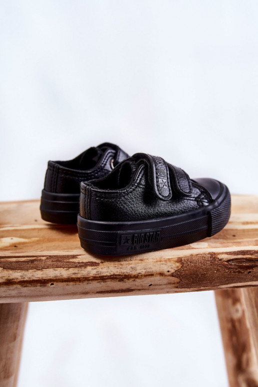 Chaussures décontractées pour enfants avec attaches adhésives BIG STAR KK374090 noir Chaussures décontractées pour enfants avec attaches adhésives BIG STAR KK374090 noir