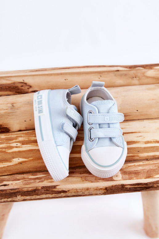 Chaussures de loisirs enfant avec attaches adhésives BIG STAR KK374078 couleur bleu Chaussures de loisirs enfant avec attaches adhésives BIG STAR KK374078 couleur bleu