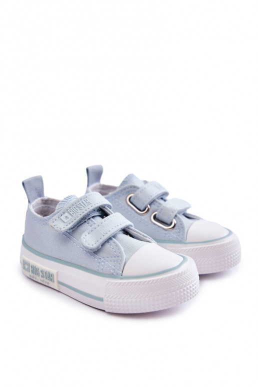 Kinder-Freizeitschuhe mit Klebeverschlüssen BIG STAR KK374078 blaue Farbe Kinder-Freizeitschuhe mit Klebeverschlüssen BIG STAR KK374078 blaue Farbe