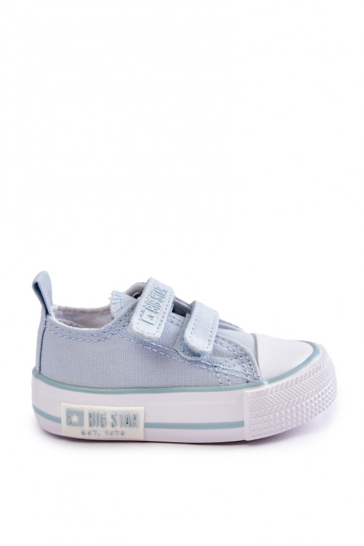 Kinder-Freizeitschuhe mit Klebeverschlüssen BIG STAR KK374078 blaue Farbe