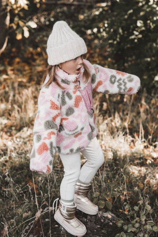 Kindersnowboots Big Star KK374221 beige-gouden kleur