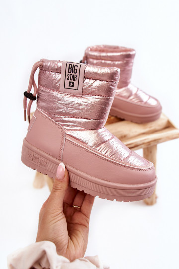 Bottes de neige pour enfants Big Star KK374219 rose 2