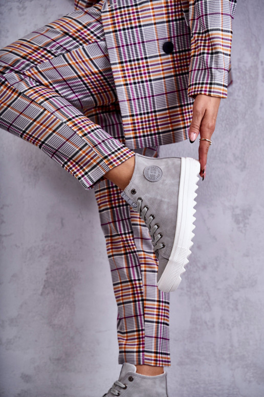 Vrijetijdsschoenen Big Star warm grijs EE274114 Vrijetijdsschoenen Big Star warm grijs EE274114