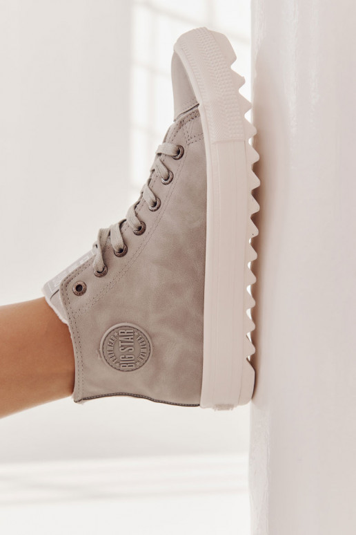 Vrijetijdsschoenen Big Star warm grijs EE274114 Vrijetijdsschoenen Big Star warm grijs EE274114