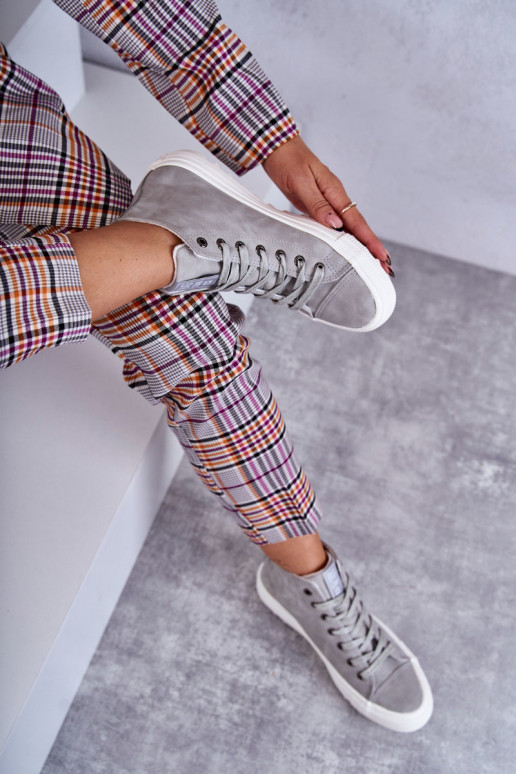 Freizeitschuhe Big Star warme graue Farbe EE274114 Freizeitschuhe Big Star warme graue Farbe EE274114