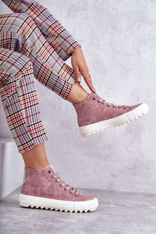 Vrijetijdsschoenen Big Star warm roze kleur EE274113 Vrijetijdsschoenen Big Star warm roze kleur EE274113